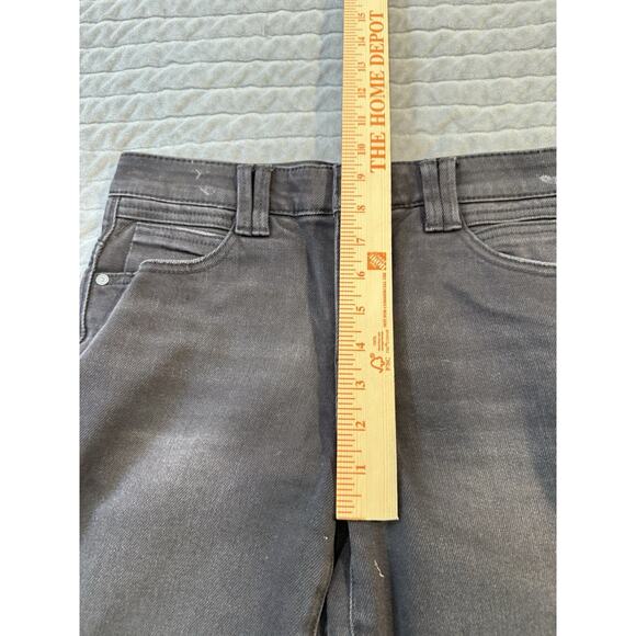 Democracy Jeans Women Size 4 Gray High Rise Cropped Flare Lycra - Picture 4 of 6